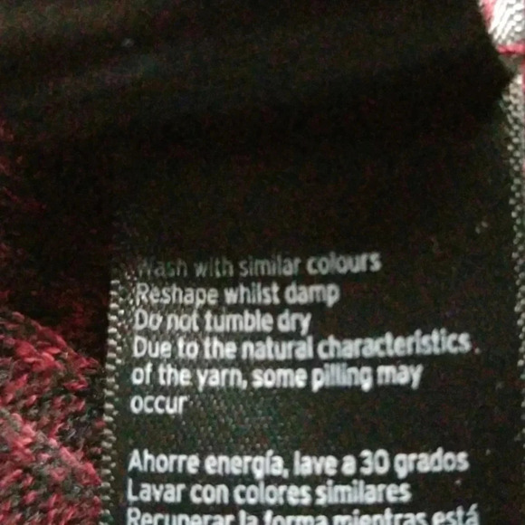 TOPSHOP Flippy Burgundy Ribbed Long Sleeve Dress 4 - Picture 8 of 8